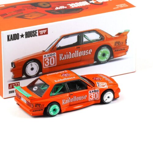1:64 TSM Mini GT Kaido House BMW M3 E30 Kaidohouse V1 orange 1989