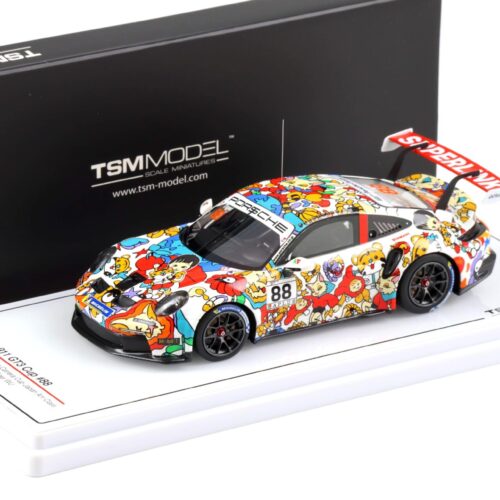 1:43 TSM Model Porsche 911 GT3 Cup #88 Japan Am Class 2024 Bingo Racing Tiger Wu