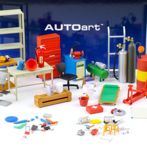 1:18 AUTOart Werkstatt GARAGE Kit SET Version 1 Zubehör Diorama 49110