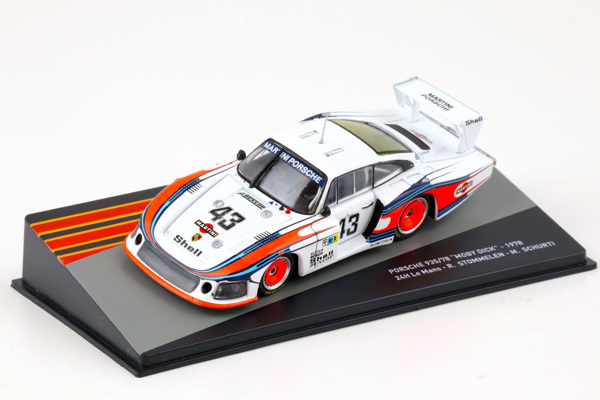 1:43 Altaya Porsche 935/78 Moby Dick 24h Le Mans 1978 MARTINI #43 Stommelen/Schurti