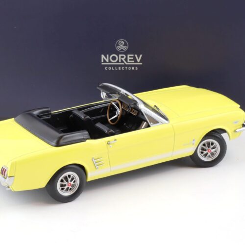 1:18 Norev Ford Mustang Convertible 1966 yellow - Limited 200 pcs.