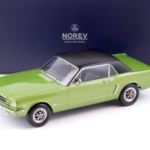 1:18 Norev Ford Mustang Hardtop Coupe 1965 green metallic - Limited 200 pcs.