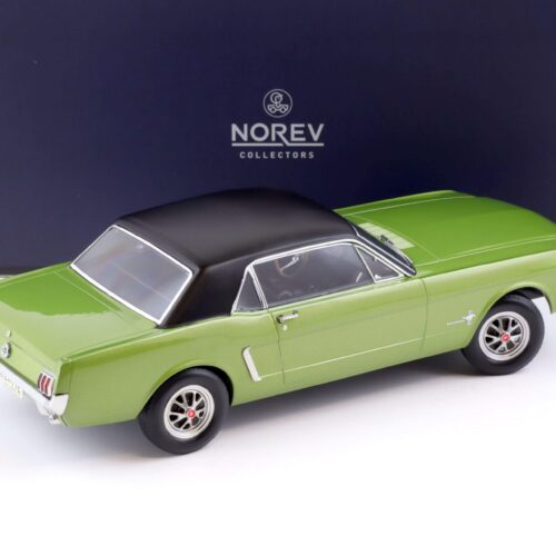 1:18 Norev Ford Mustang Hardtop Coupe 1965 green metallic - Limited 200 pcs.