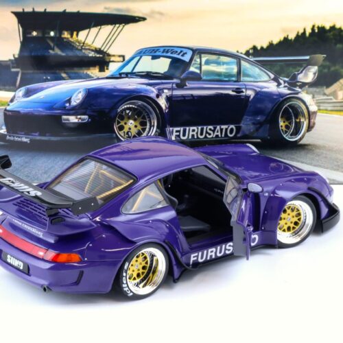 1:18 WERK83 Porsche 911 (993) RWB RAUH-Welt Furusato Sidney Hoffmann purple