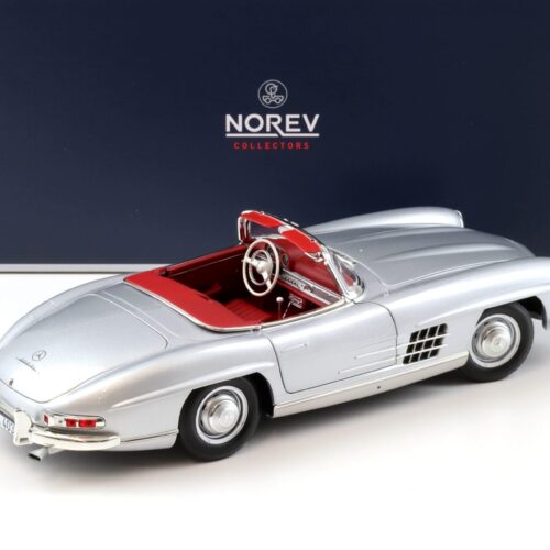 1:18 Norev Mercedes 300 SL Roadster 1957 silver with Hardtop