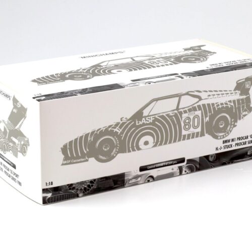 1:18 Minichamps BMW M1 ProCar GS Sport H.J. Stuck BASF #80 Procar Series 1980