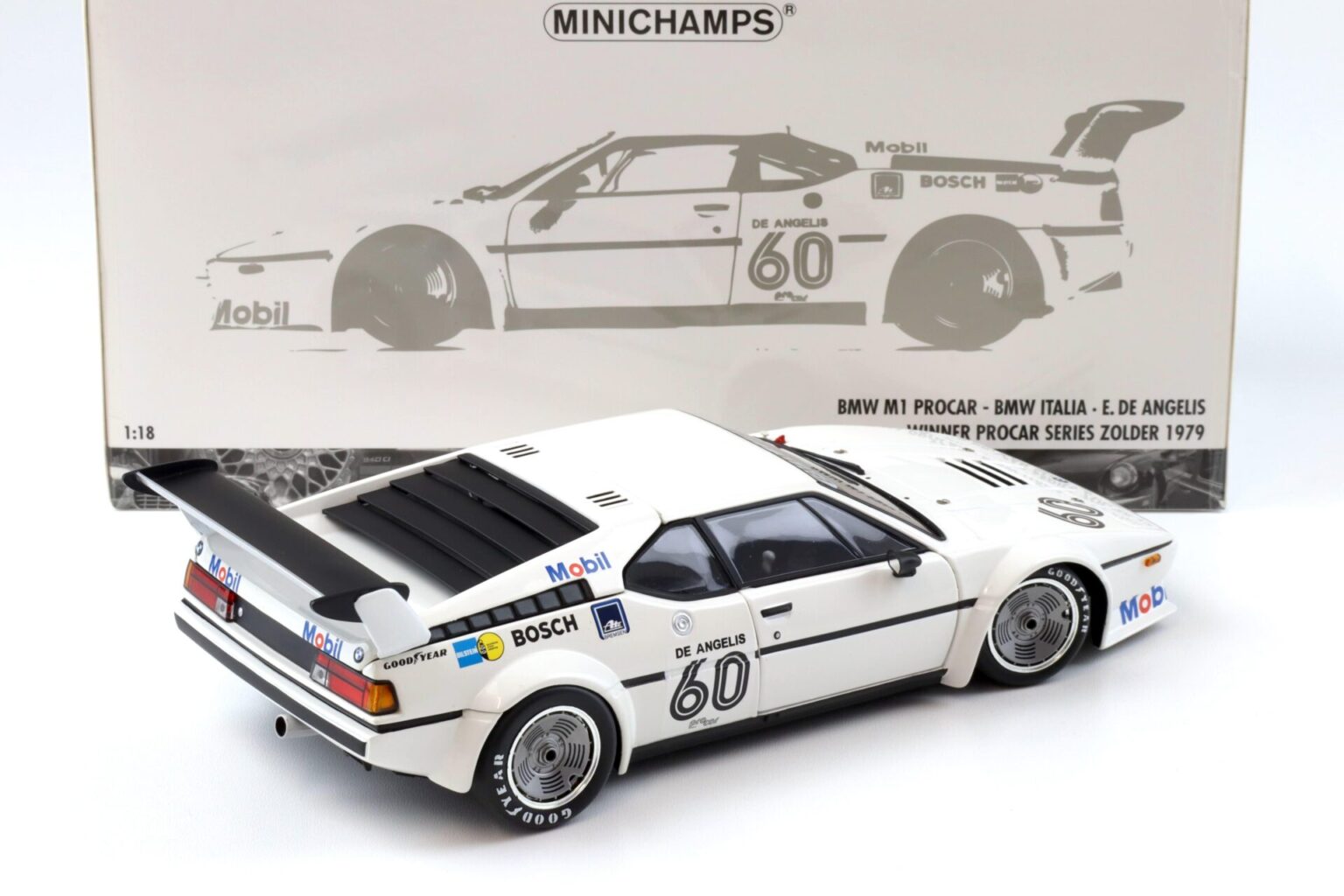 Photo Originale A.038495 - PROCAR BMW M1 Bruno Giacomelli à Zolder 1979