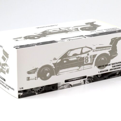1:18 Minichamps BMW M1 ProCar KREISTELEFONBUCH Team Winkelhock Regazzoni DRM 1979