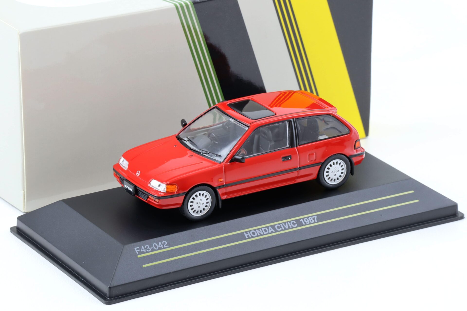 1:43 First43 Honda Civic 1987 red