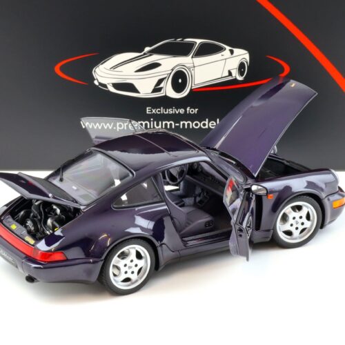 1:18 Norev Porsche 911 964 Carrera 4 WTL 30 años 911 viola metálico - Edición limitada 999 unidades. - Imagen 4