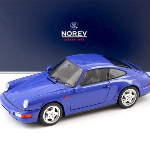 1:18 Norev Porsche 911 (964) Carrera 4 Coupe 1990 Maritim blue - Limited 504 pcs.