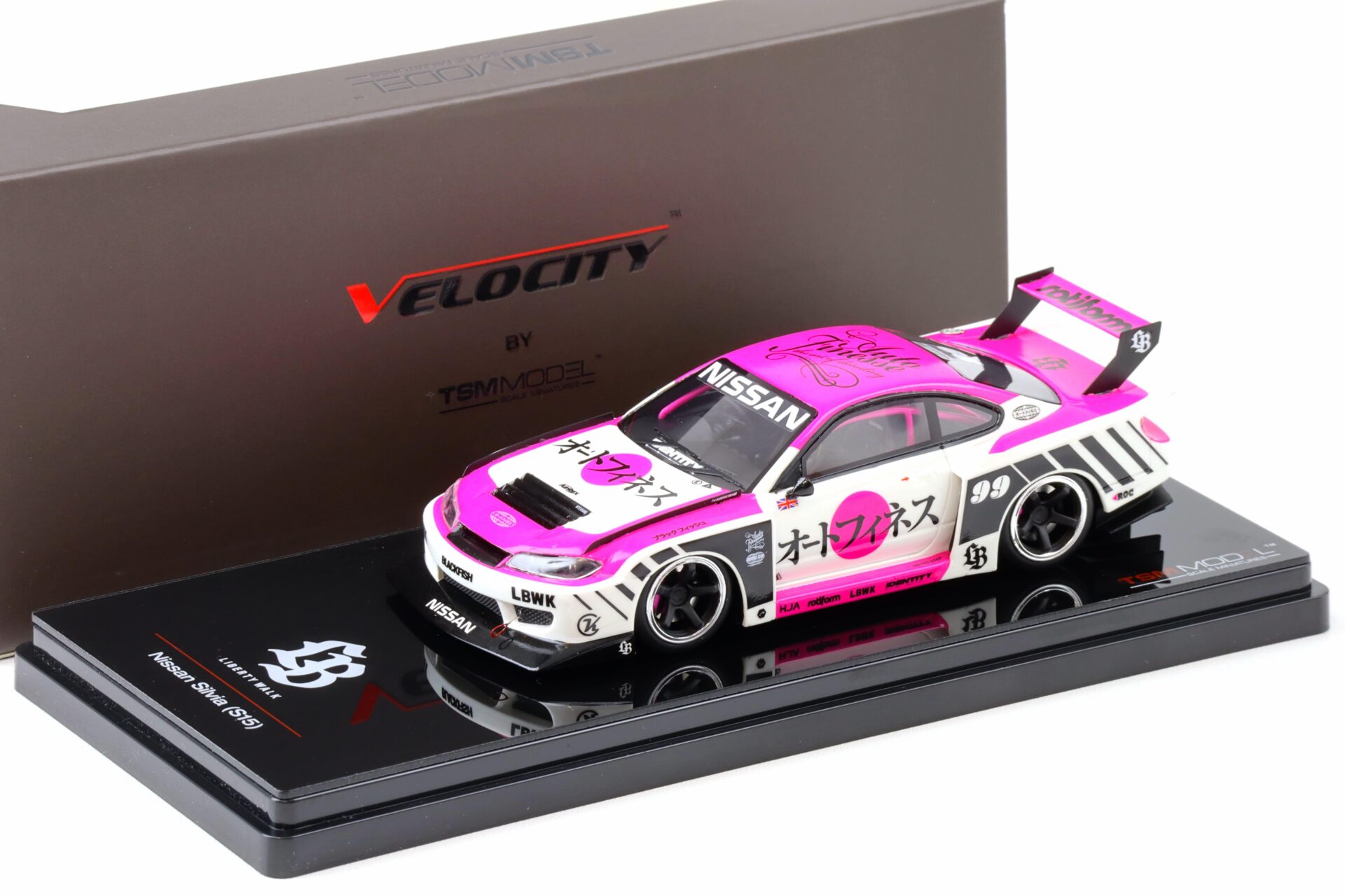 1:43 TSM Model Nissan Silvia S15 LB-Super Silhouette Auto Finesse SEMA 2023