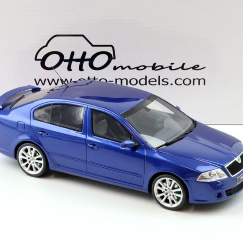1:18 OTTO mobile OT478 Skoda Octavia RS 2.0 TFSI Limousine Race blue metallic 2006