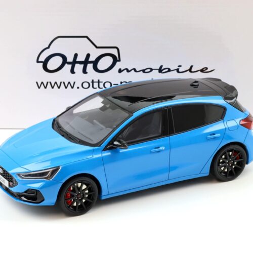1:18 OTTO mobile OT1186 Ford Focus ST Edition Azure blue 2024