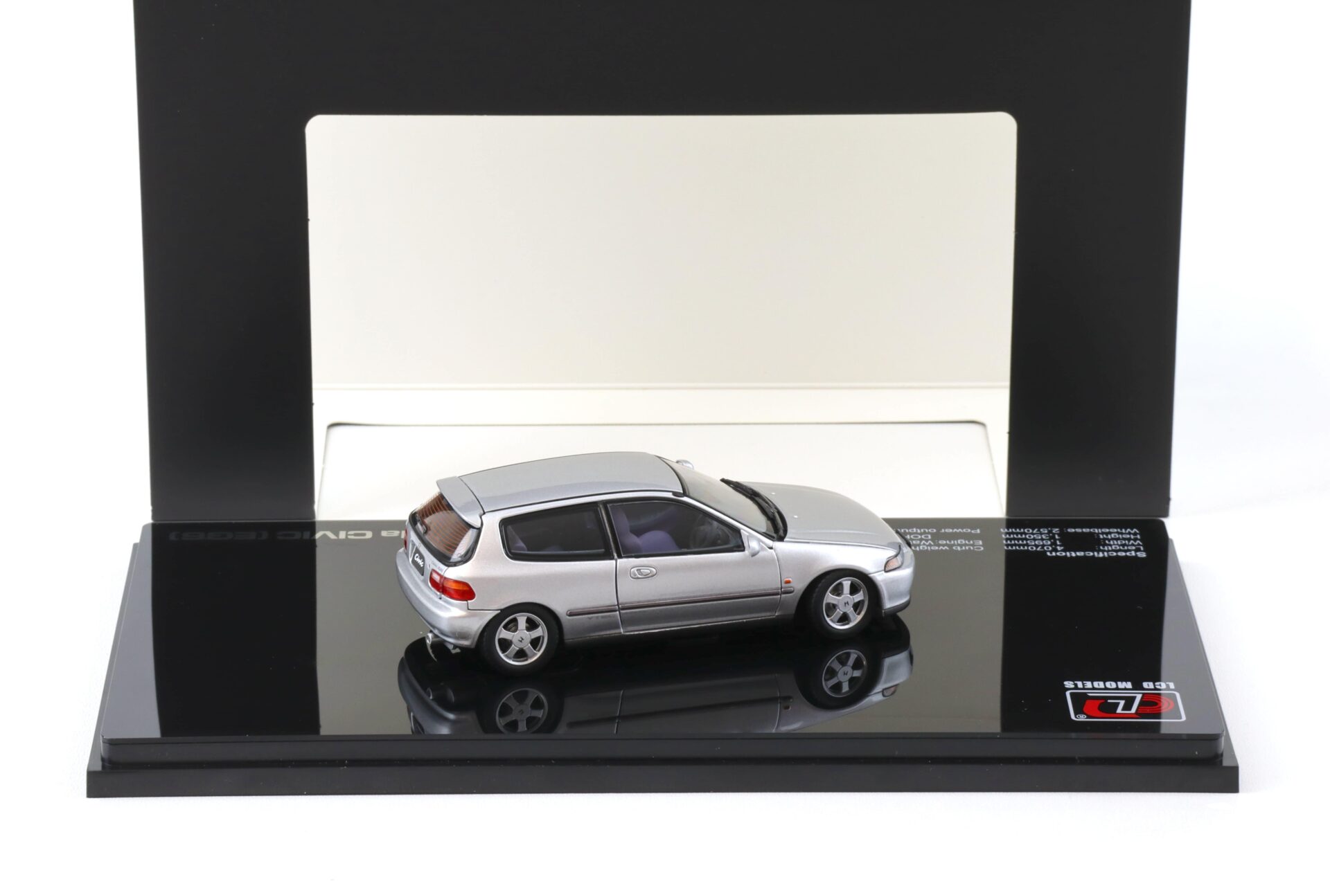 1:43 LCD Models Honda Civic SiR II (EG6) VTEC 1993 silver LCD43010-SI