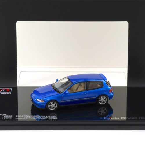 1:43 LCD Models Honda Civic SiR II (EG6) VTEC 1993 blue metallic LCD43010-BU