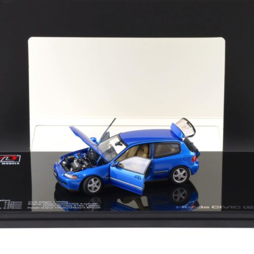 1:43 LCD Models Honda Civic SiR II (EG6) VTEC 1993 blue metallic LCD43010-BU