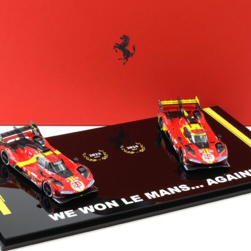 1:43 BBR Ferrari 499P Winner Le Mans 2024 Special Set #50 + #51 - Limited 100 pcs.