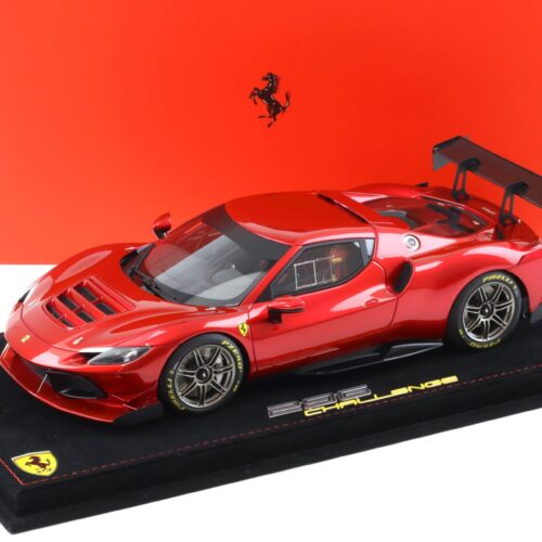 1:18 BBR Ferrari 296 Challenge 2023 Rosso Fuoco red - Limited 32 pcs.