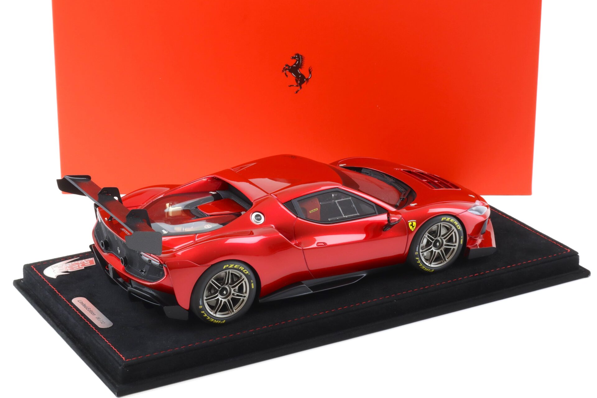 1:18 BBR Ferrari 296 Challenge 2023 Rosso Fuoco red - Limited 32 pcs.