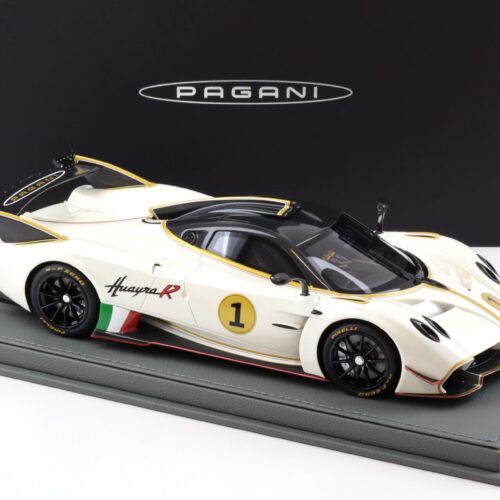 1:18 BBR Pagani Huayra R Bianco Benny/ gloss Carbon roof - Limited 100 pcs.