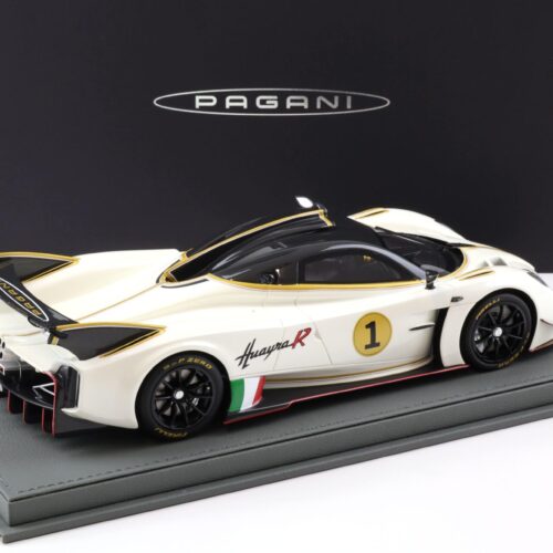 1:18 BBR Pagani Huayra R Bianco Benny/ gloss Carbon roof - Limited 100 pcs.