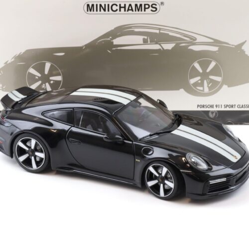 1:18 Minichamps Porsche 911 992 Sport Classic Coupe 2022 black