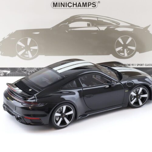 1:18 Minichamps Porsche 911 992 Sport Classic Coupe 2022 black
