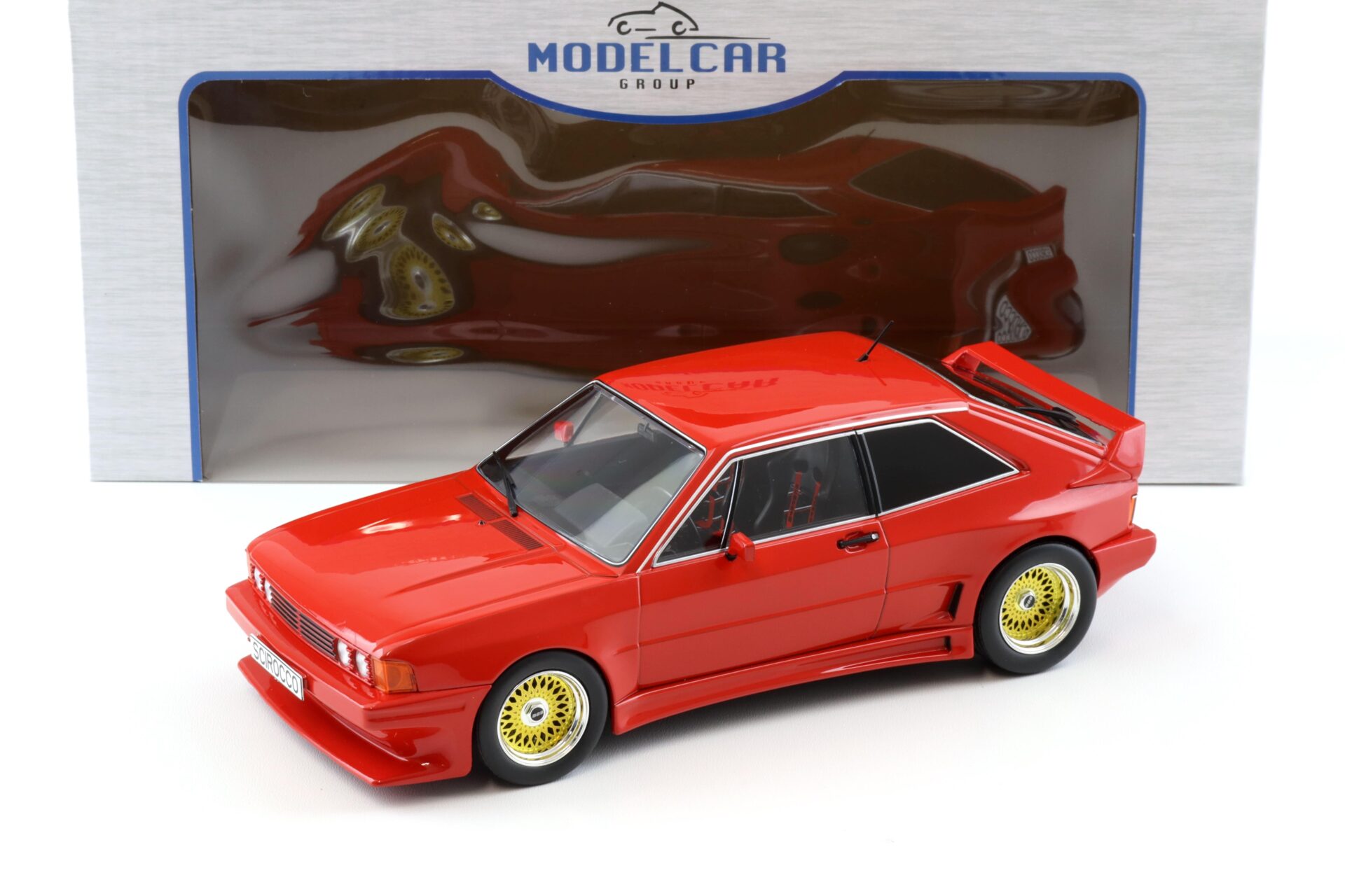1:18 MCG VW Volkswagen Scirocco Rieger GTO 1980 red