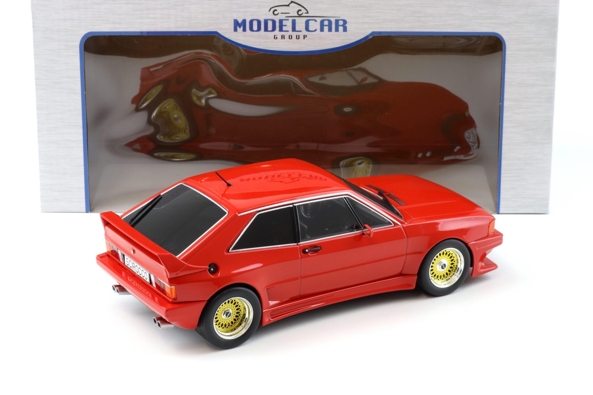 1:18 MCG VW Volkswagen Scirocco Rieger GTO 1980 red