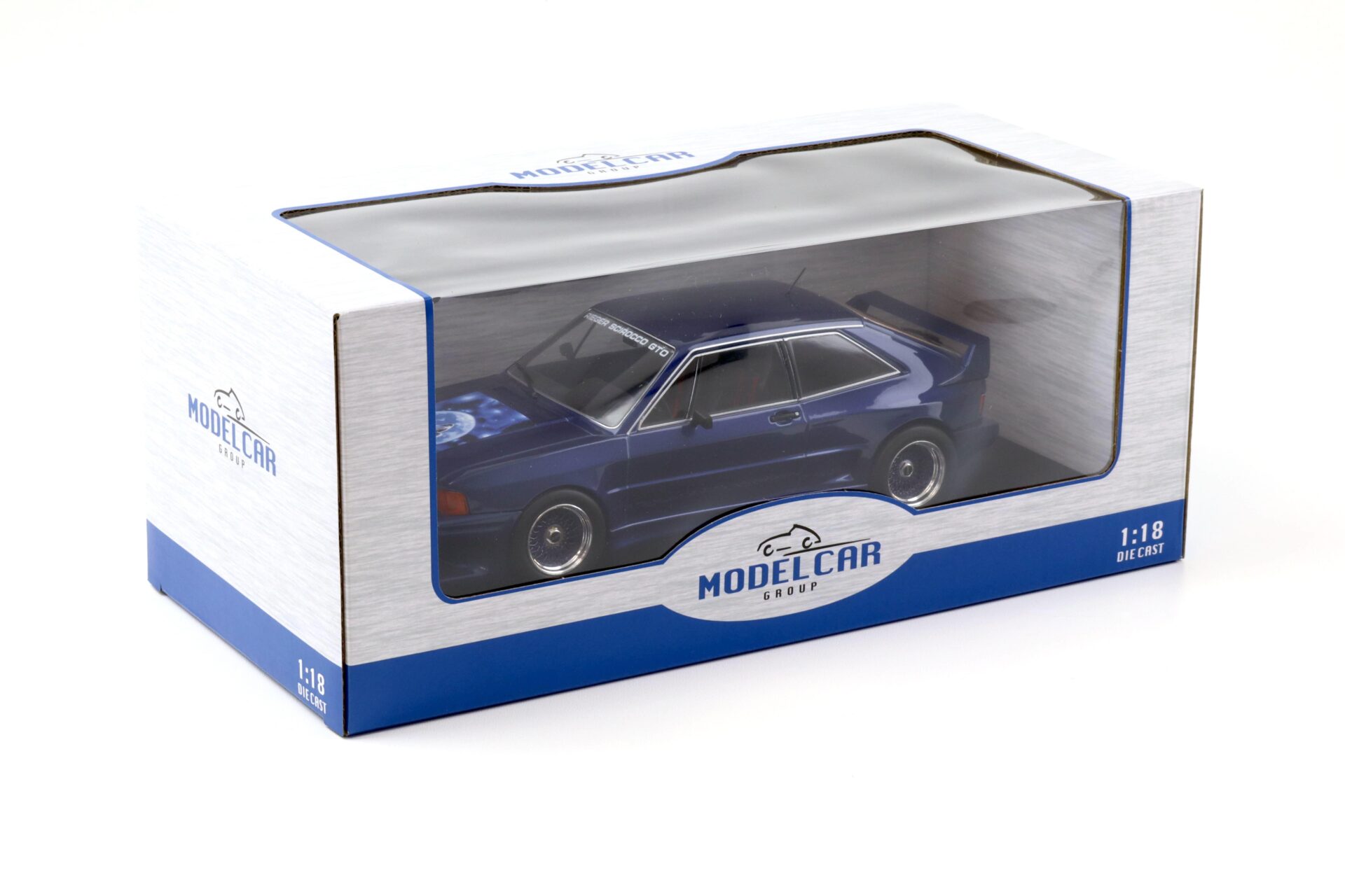 1:18 MCG VW Volkswagen Scirocco Rieger GTO 1980 dark blue