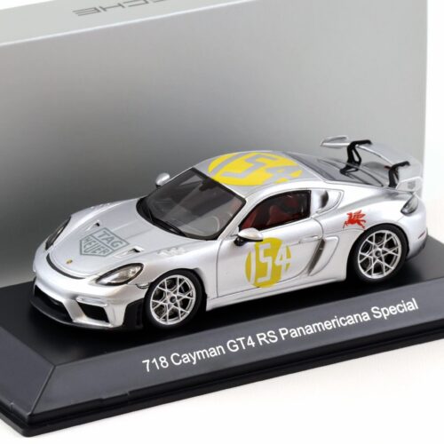 1:43 Spark Porsche 718 Cayman GT4 RS Panamericana Special #154 MAP Porsche Museum
