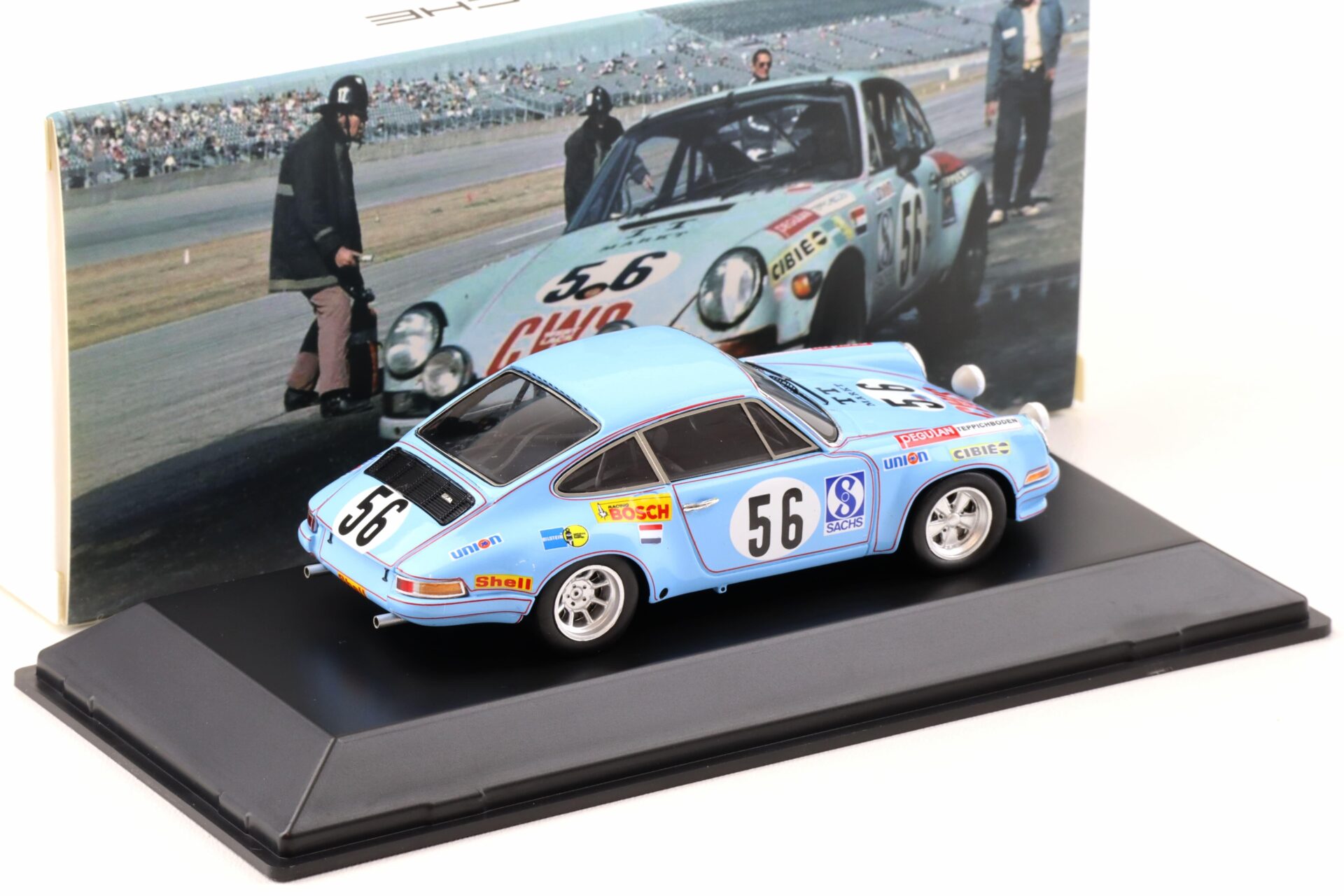 1:43 Spark Porsche 911 S 2.5 (ST) Coupe #56 blue 1972 MAP Porsche Museum