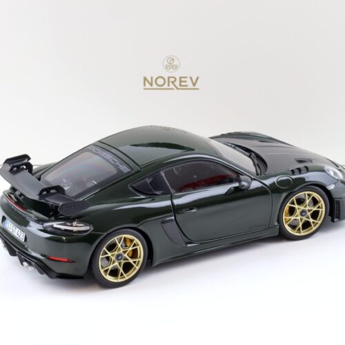 1:18 Norev Porsche Cayman GT4 RS Weissach Package 2023 Brewster green