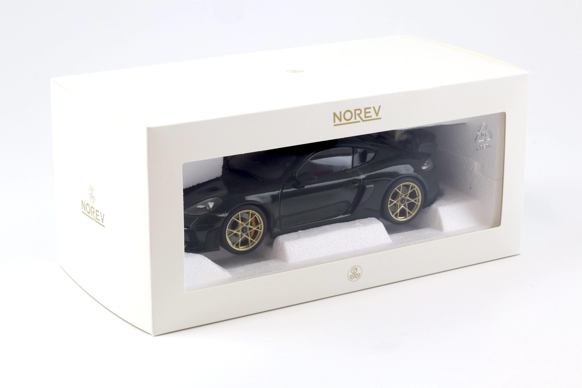 1:18 Norev Porsche Cayman GT4 RS Weissach Package 2023 Brewster green