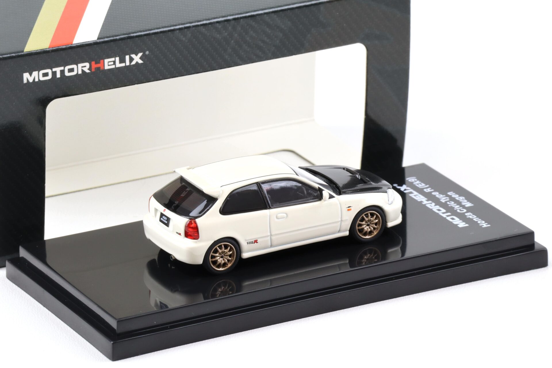 1:64 Motorhelix Honda Civic Type R (EK9) Mugen Championship white M65011