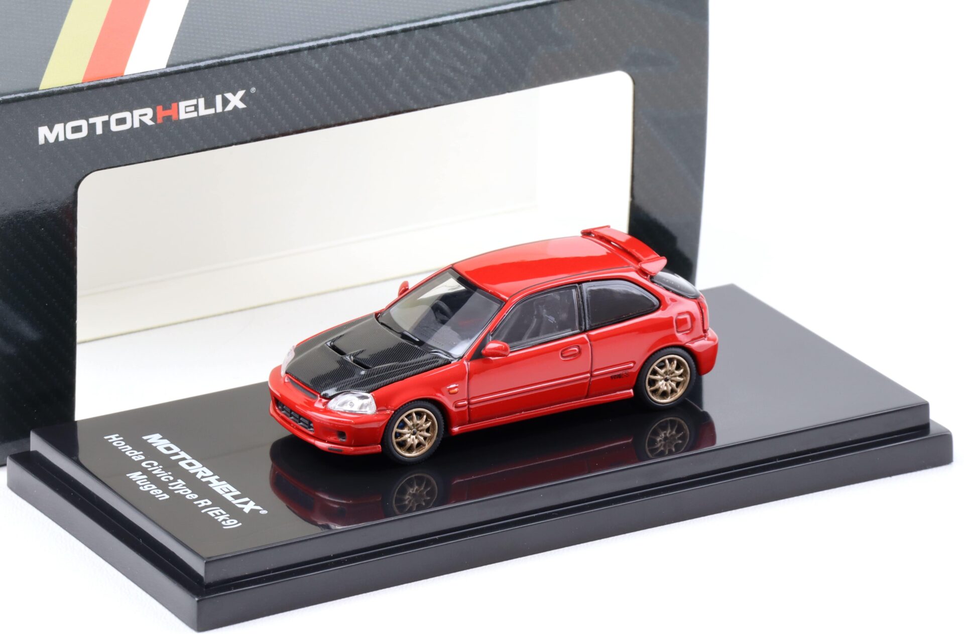 1:64 Motorhelix Honda Civic Type R (EK9) Mugen Milano red M65012