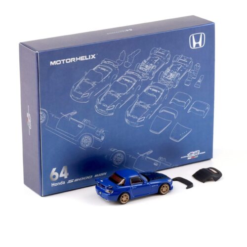 1:64 Motorhelix 64 Honda S2000 Mugen Apex blue Semi assembled Kit HEC EXPO
