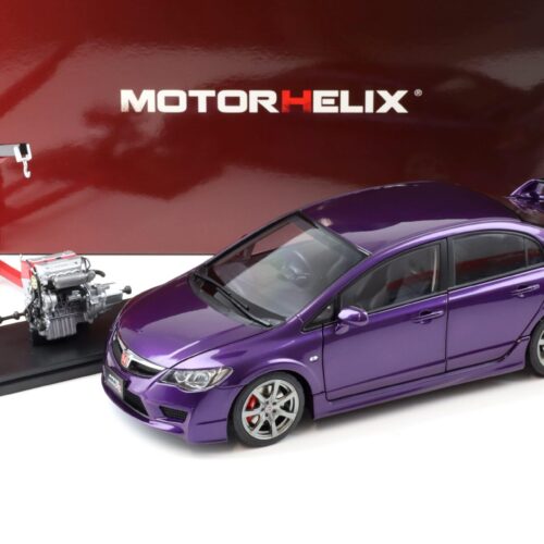 1:18 Motorhelix Honda Civic Type R (FD2) Late Version Deep violet pear M85407