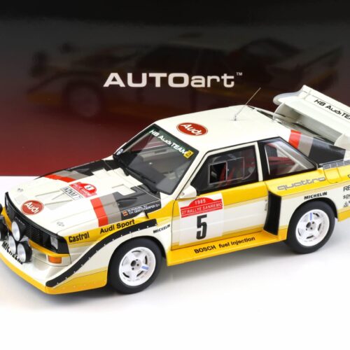 1:18 AUTOart Audi Sport Quattro S1 Rally San Remo 1985 Winner Röhrl/Geistdörfer #5