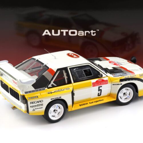 1:18 AUTOart Audi Sport Quattro S1 Rally San Remo 1985 Winner Röhrl/Geistdörfer #5