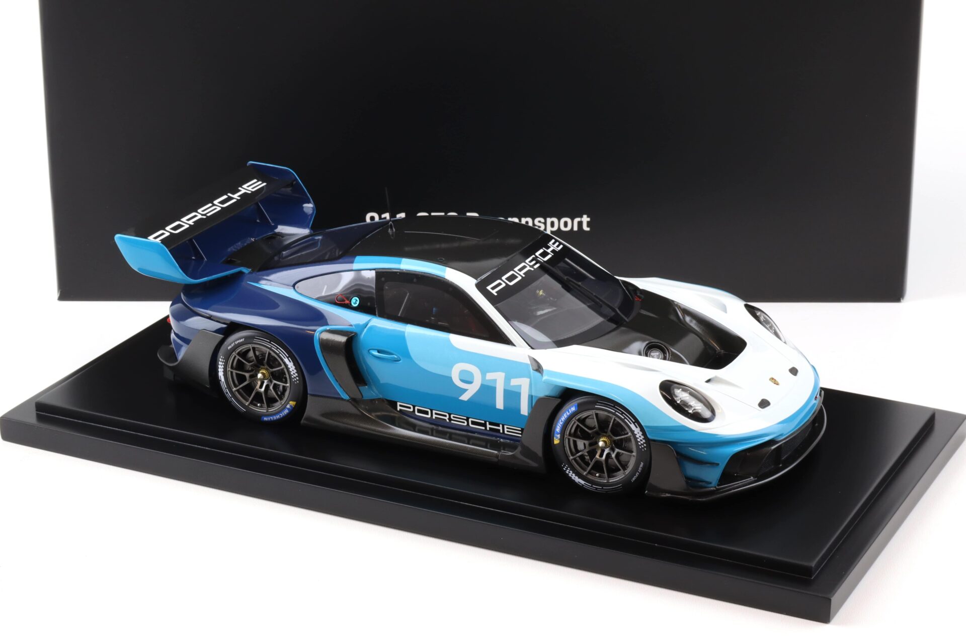 1:18 Spark Porsche 911 992 GT3 R Rennsport Speed Icon blue/ white WAP DEALER