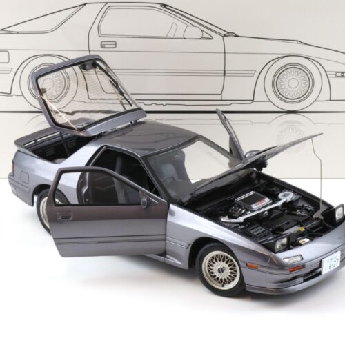 1:18 WHELART Mazda Savanna RX-7 FC3S Coupe grey metallic