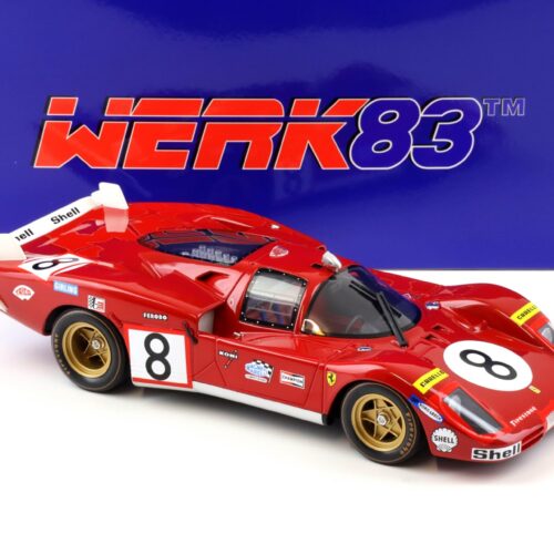 1:18 WERK83 Resin Ferrari 512S 24h LeMans 1970 #8 Merzario/ Regazzoni