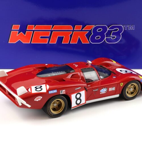 1:18 WERK83 Resin Ferrari 512S 24h LeMans 1970 #8 Merzario/ Regazzoni