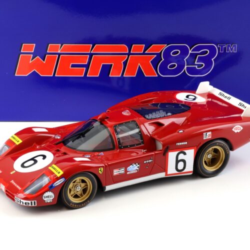 1:18 WERK83 Resin Ferrari 512S 24h LeMans 1970 #6 Vaccarella/ Giunti