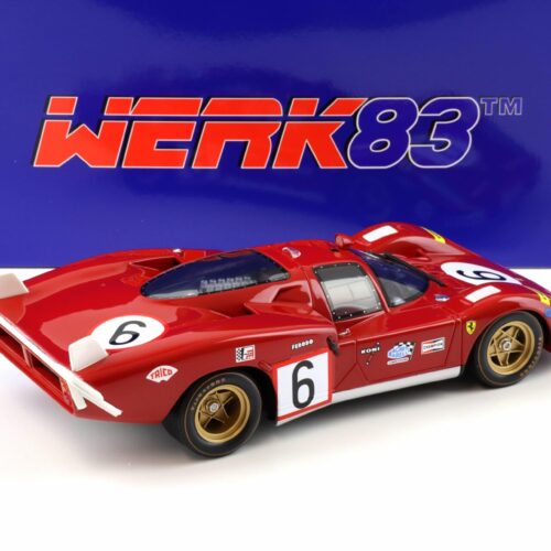 1:18 WERK83 Resin Ferrari 512S 24h LeMans 1970 #6 Vaccarella/ Giunti