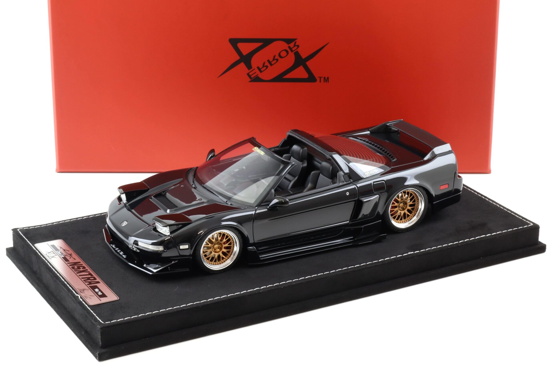ID 101098 orig.jpg 1:18 ERROR404 Honda NSX NSXTRA black/ gold wheels ER404-K - Limited 10 pcs.