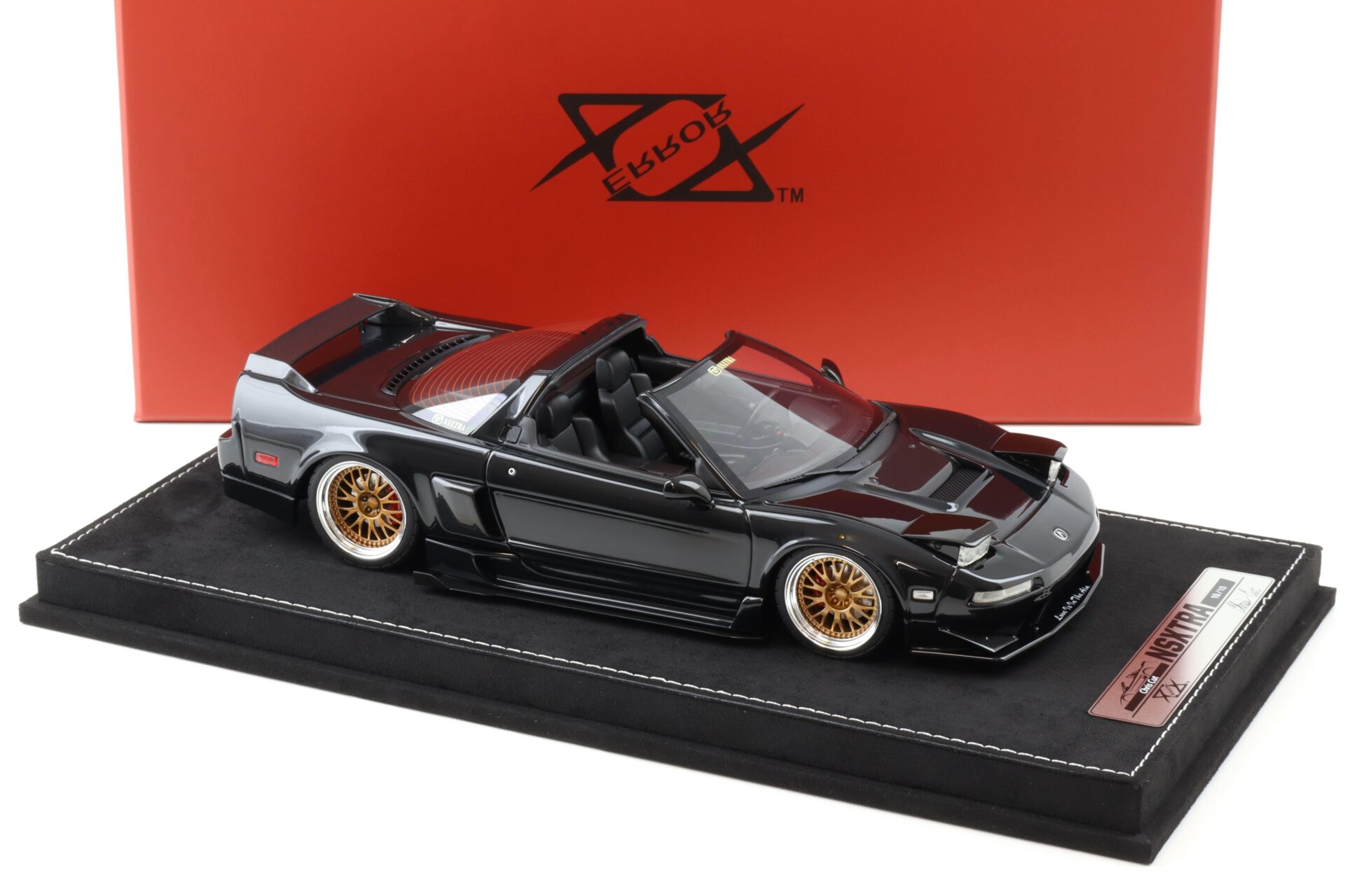 1:18 ERROR404 Honda NSX NSXTRA black/ gold wheels ER404-K - Limited 10 pcs.