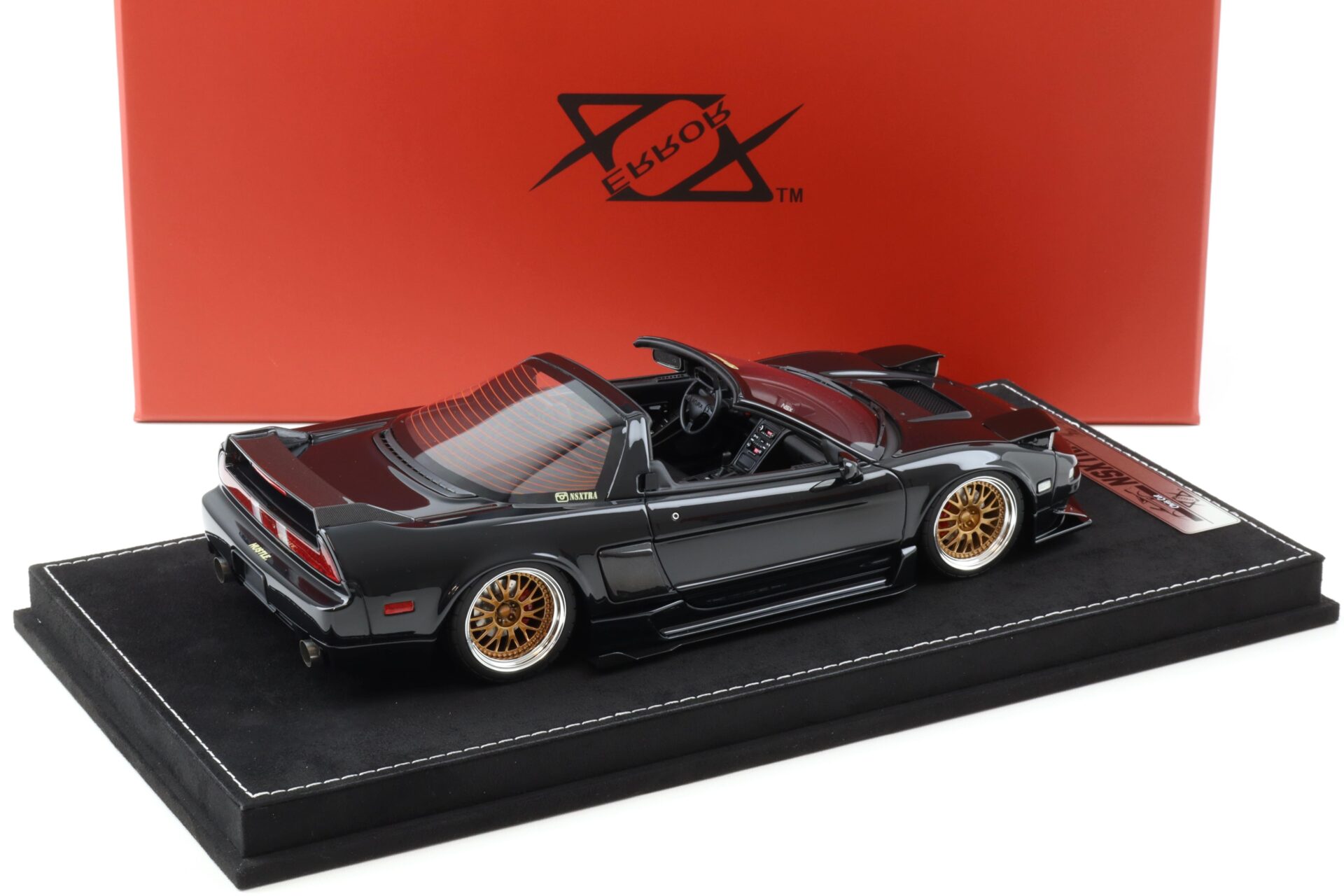 1:18 ERROR404 Honda NSX NSXTRA black/ gold wheels ER404-K - Limited 10 pcs.
